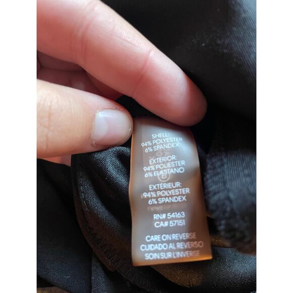 Calvin Klein Scoop Neck Sleeveless Black Sheath Dress Size 10 - Picture 8 of 8